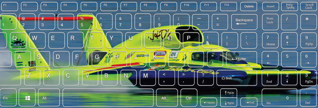 Gleason Racing Custom Keyboard