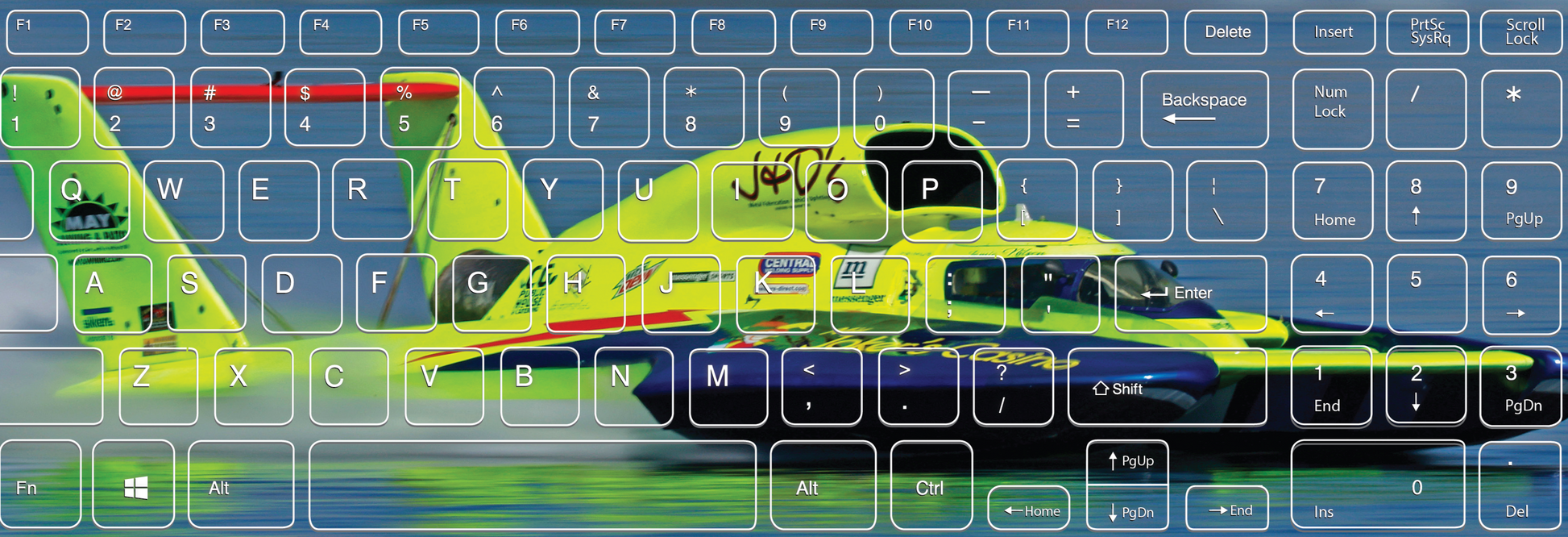 Gleason Racing Custom Keyboard