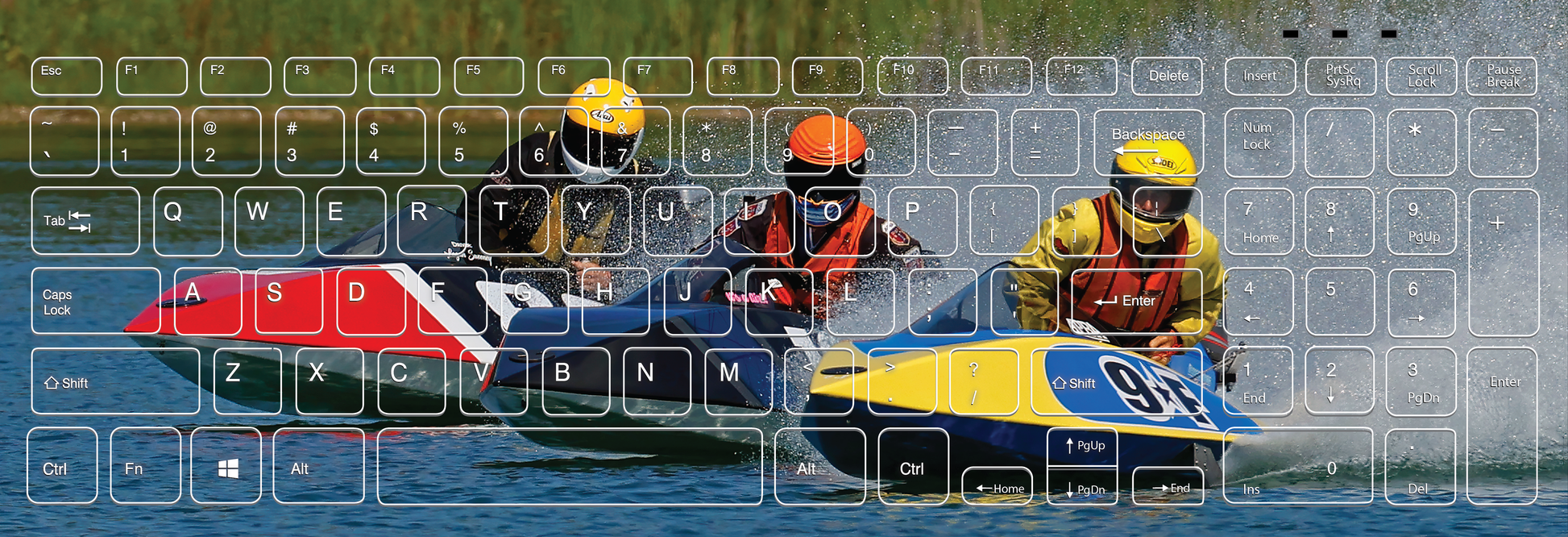 Gleason Racing Custom Keyboard